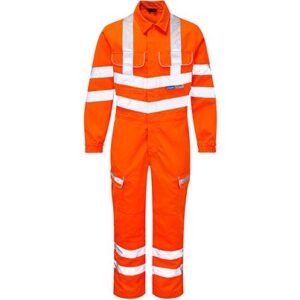 High Visibility Reflective Orange Overall