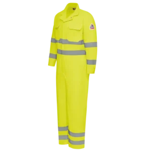 High Visibility Reflective Yellow Overall